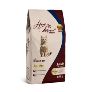 how meow premium adult cat food chicken 15kg